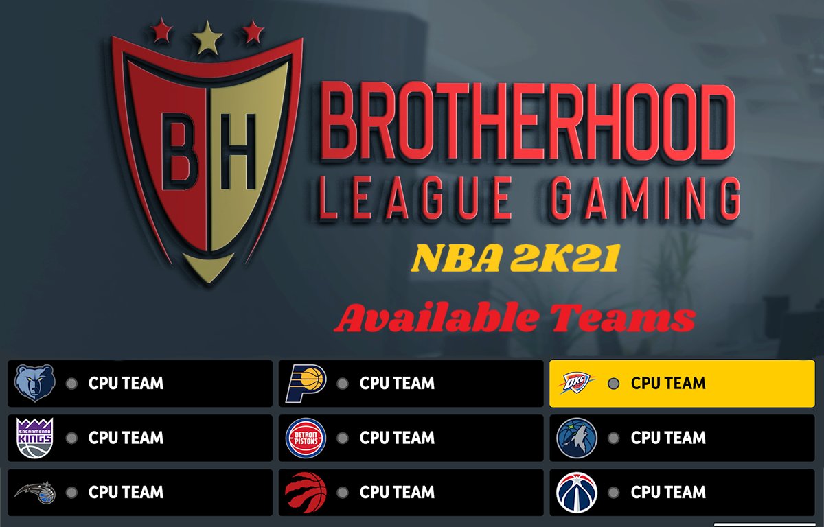 BrotherhoodLG's tweet photo. Entering Season 2 in the Brotherhood @NBA2K MYLeague
#XboxSeriesX #XboxSeriesS #BHBL @leaguecrawler 
https://t.co/Qvr0Vl31t0 https://t.co/jPt2AqMdsu