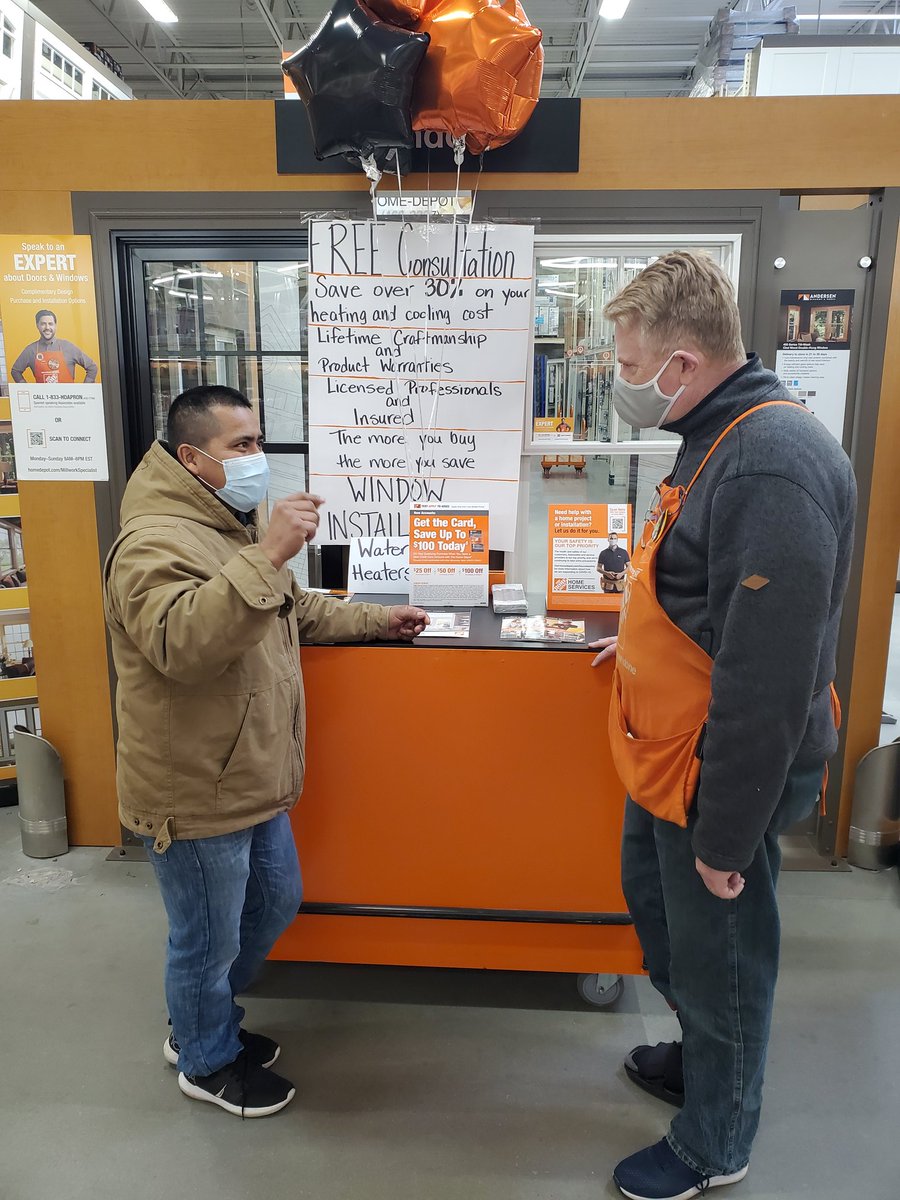 John from Hardware doing Lead Generation this morning at the Central Islip Home Depot 6955
