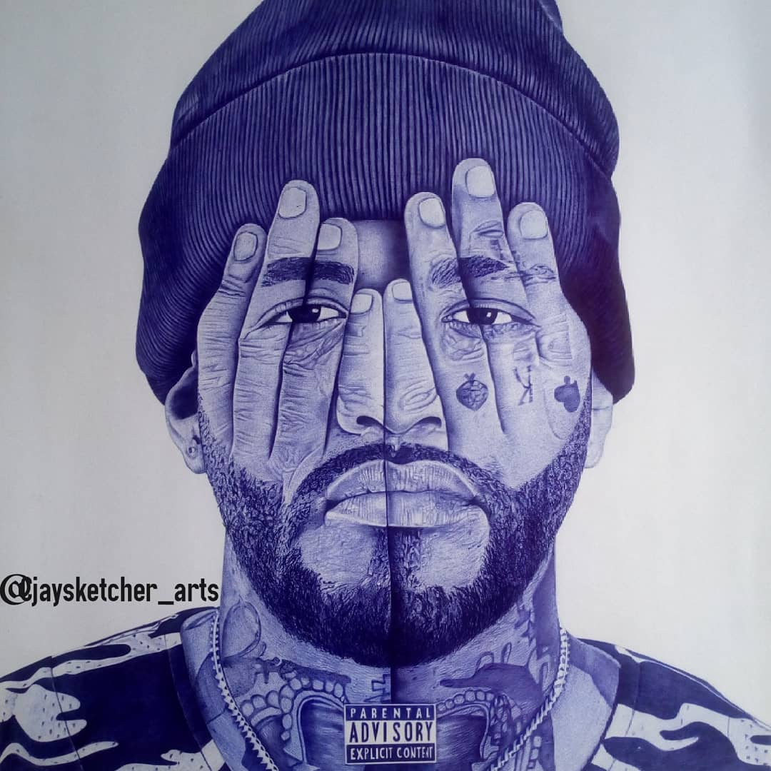 ArtsCjay's tweet photo. Hey guys!❤️🙏
Here! My pen art of @JoynerLucas ADHD album cover pic. Pls🙏 #retweet let it trend( until he sees it). 

#artistsontwitter #artist #Nigerianartist #hiphop #WeAreNigerianCreatives #Dailynews #BlackArtist #music #gallery #explore https://t.co/4Nvb77WUxP