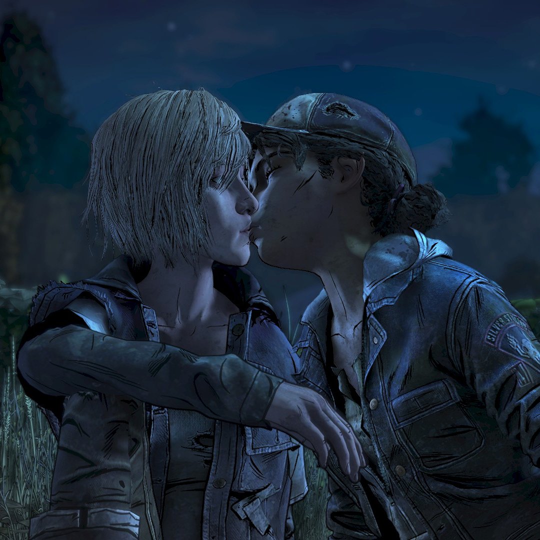 best of video games on Twitter "clementine and violet — the walking