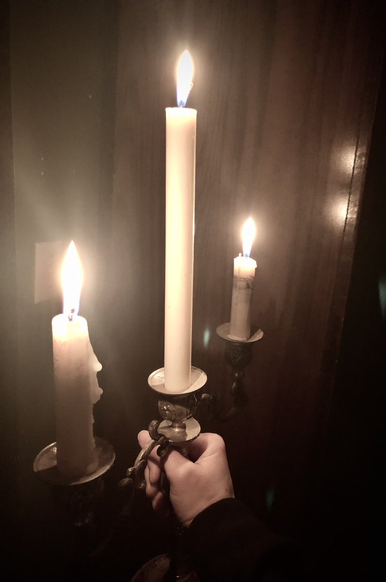 MandaLin2000's tweet photo. Not me making the most out of a blackout. 🕯#feelinggoth
(Candelabras are very practical & mine will never be purged during a mins game.) 😏💜 https://t.co/EGSPHvfiDq