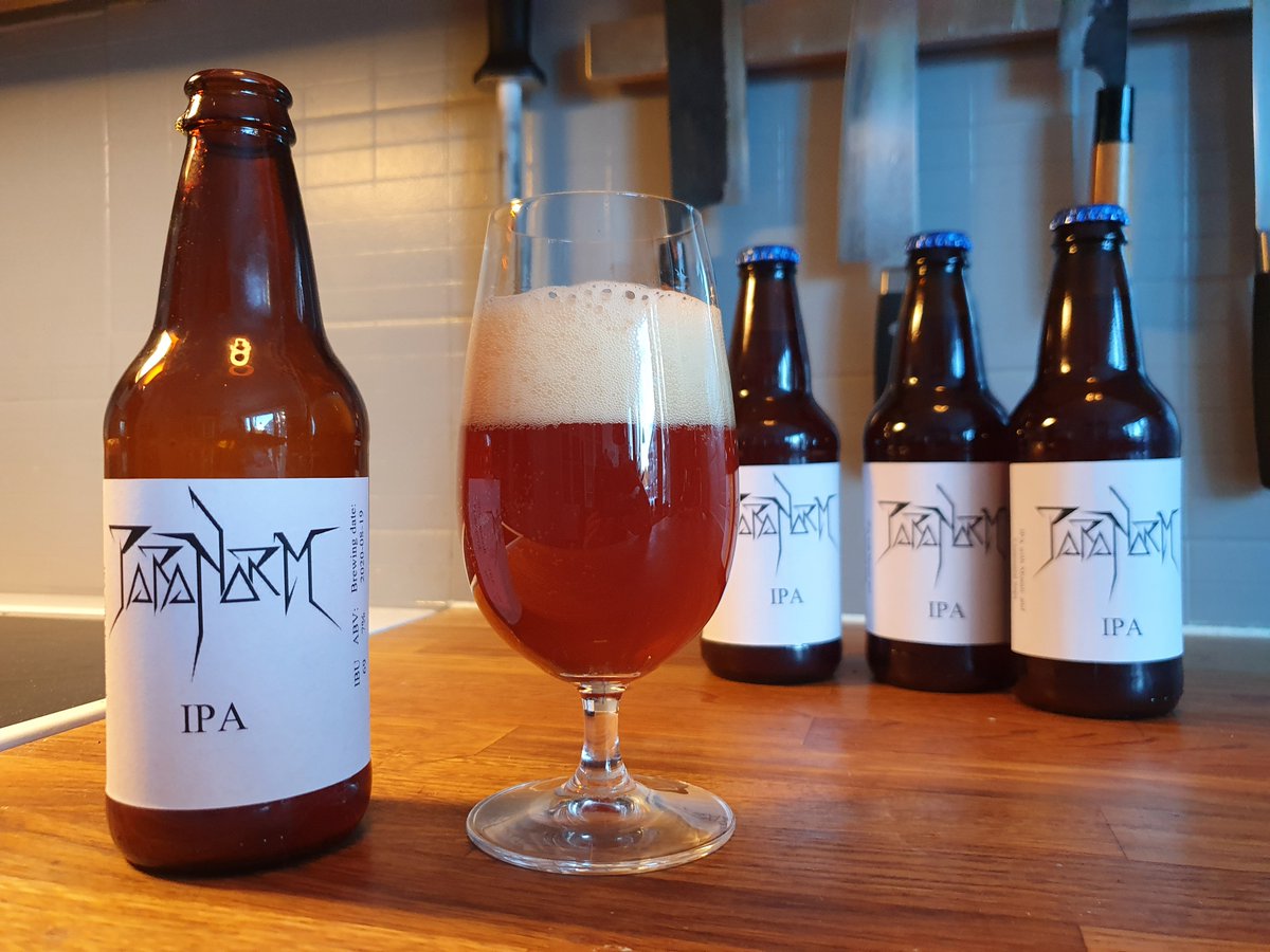 Fine day for a Paranorm IPA, brewed by Markus. Cheers! 🍺#paranorm #empyrean #redefiningdarknessrecords #beer #homebrew #thrash #metal #thrashmetal #deathmetal #progressivethrashmetal #swedishthrashmetal #blackenedthrashmetal #metallica #megadeth #testament #slayer #exodus