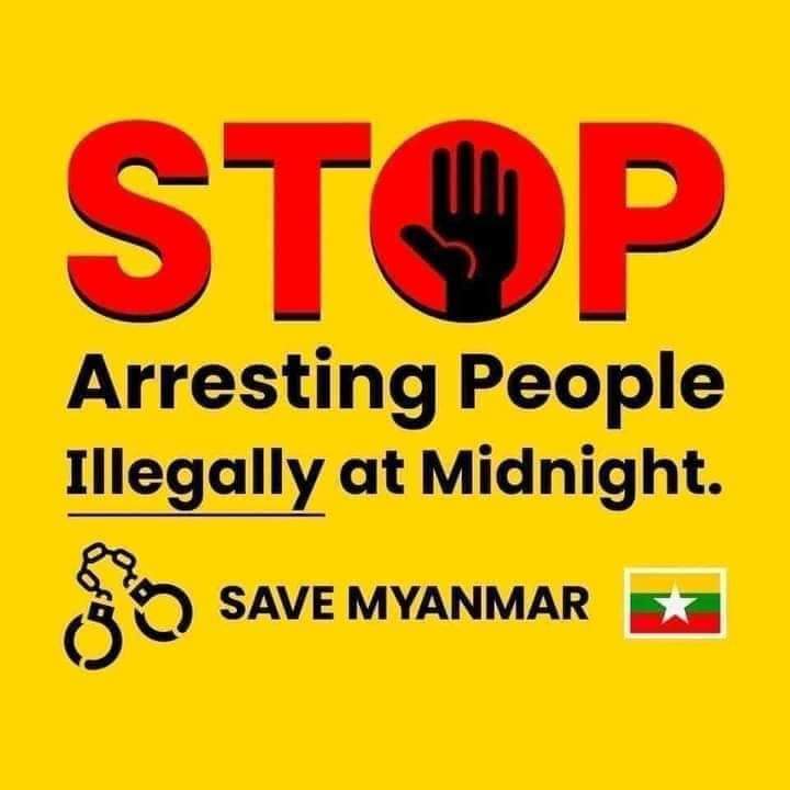 ညတွေကို အေးချမ်းစွာအိပ်စက်ခွင့်ပေးပါ 🇲🇲

#Feb13
#WhatsHappeningInMyanmar