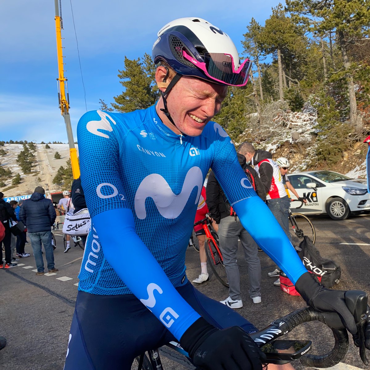 Movistar_Team's tweet image. Way to go, @MatteoJorg. A promising 2021 season ahead of you. Let's make it a good one 💪 #TDLP21 #RodamosJuntos