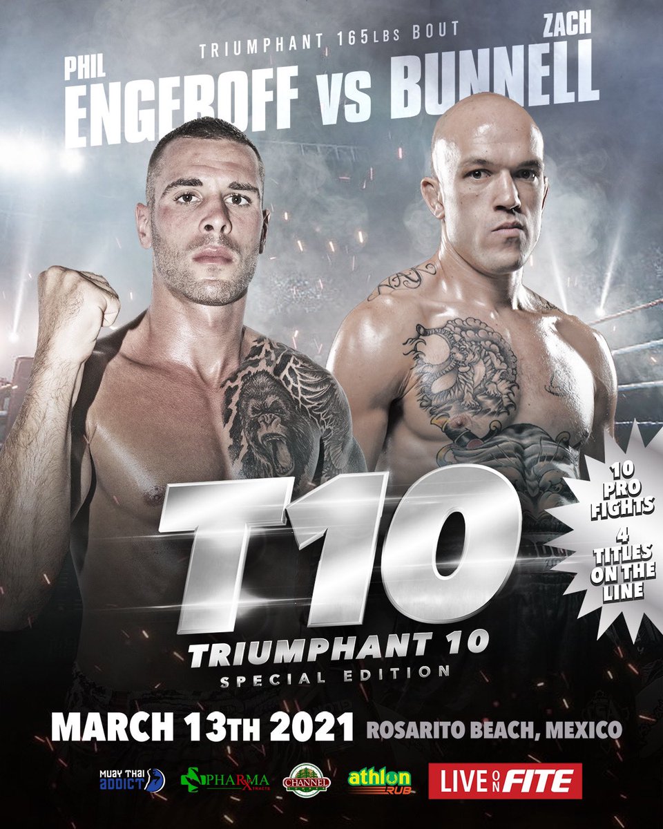 HERE WE GO!!!

IT’S COUNTDOWN FOLKS!!
Just one month out...

SUPER HUNGRY &amp; determined Phil Engeroff representing #Canada 🇨🇦 taking on RELENTLESS Zach Bunnell from the #UnitedStates 🇺🇸 in this FOR SURE BANGER!!!

Get it NOW!! And watch it LIVE on FITE TV

fite.tv/watch/triumpha…