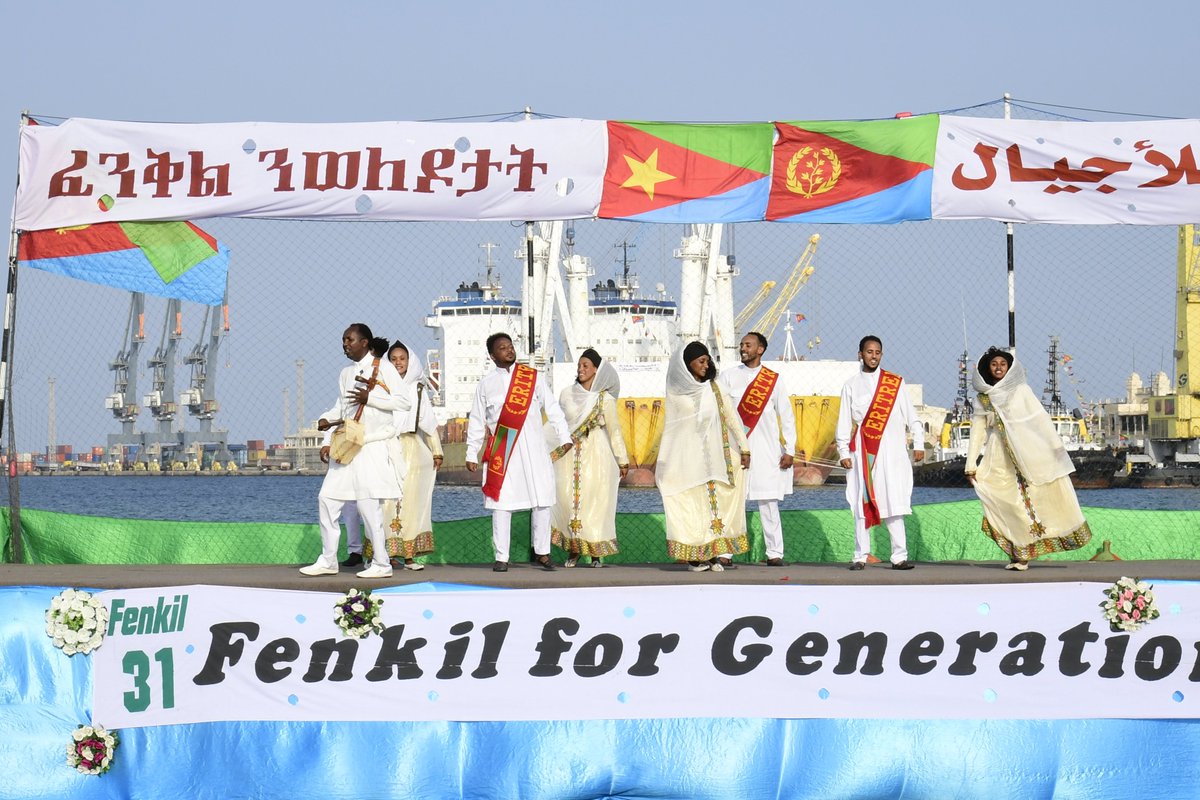 hawelti's tweet photo. #Eritrea: 31st Anniversary of the Liberation of Massawa held in the port city this afternoon under the theme: "Fenkil for Generations" https://t.co/xDGpTZMTYi