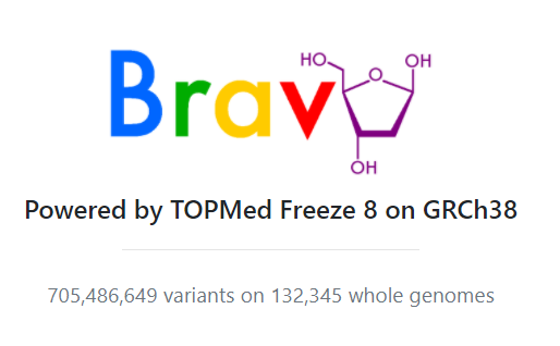 The TOPMed variant catalog can be found at the bravo website maintained at the University of Michigan (3/n) https://bravo.sph.umich.edu/freeze8/hg38/ 