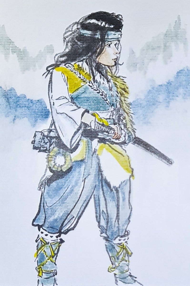 Neverlessart's tweet photo. Kaede
#GhostOfTsushima #FANART #chinesepaint #sumie https://t.co/CXY9ujJPtG
