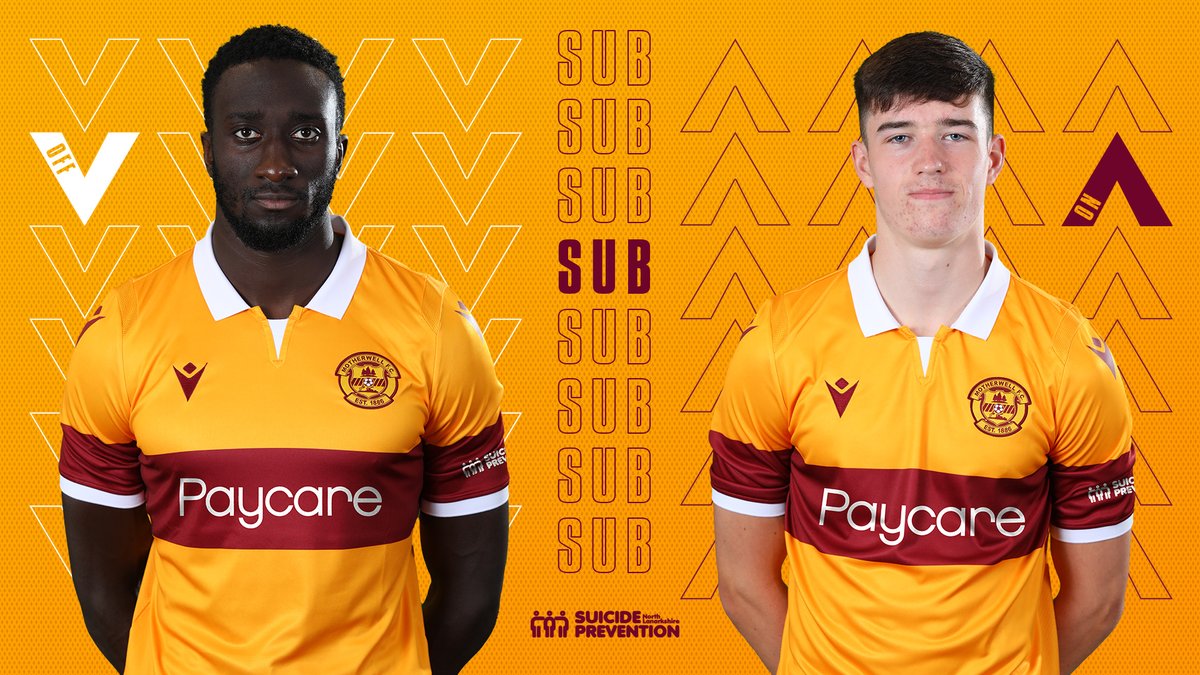 Change for Motherwell.

Max Johnston makes his debut, replacing Bevis Mugabi.

68' // #MFCvHAFC // 1-4