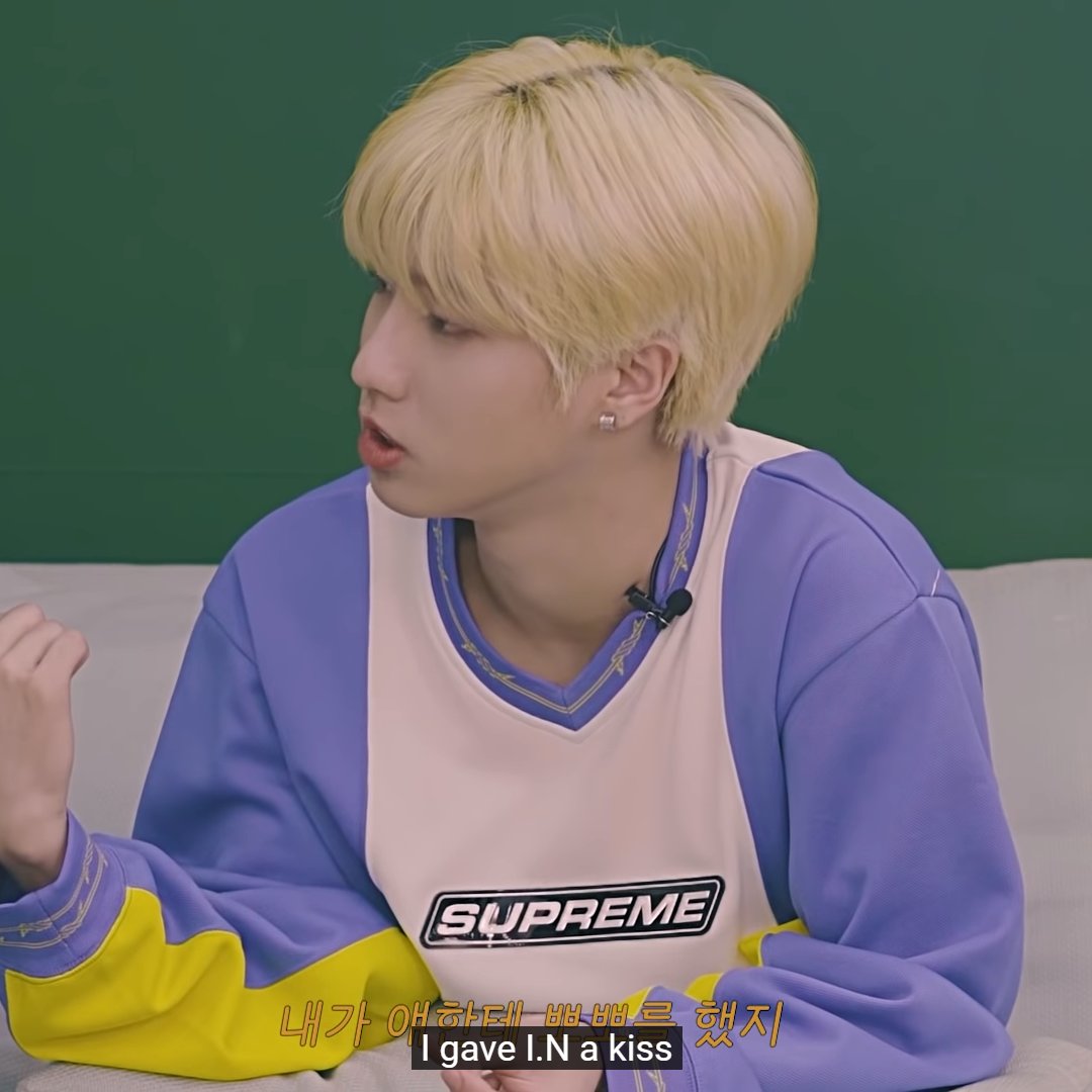 let's start with the debate whether jeongin gave him a kiss years ago