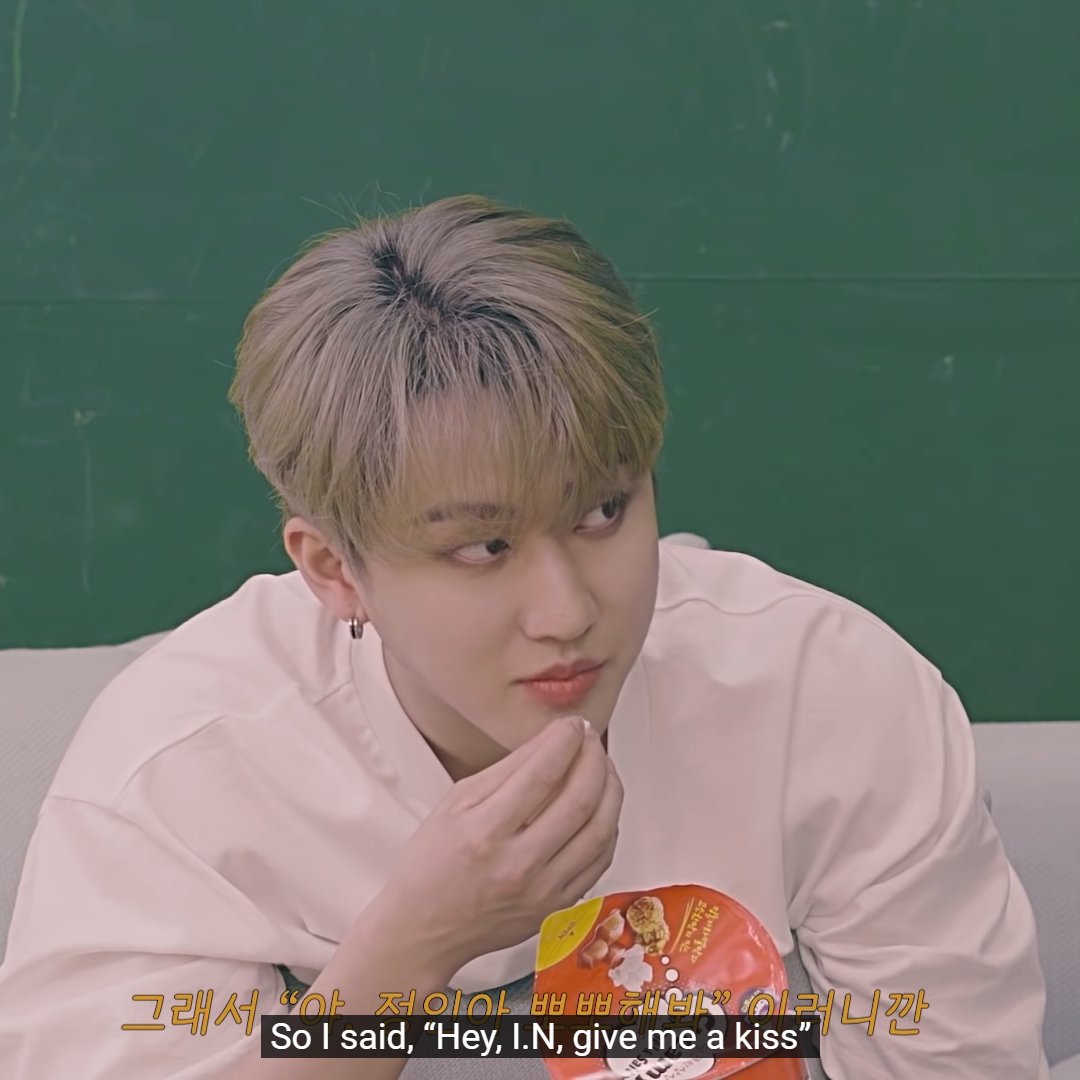 let's start with the debate whether jeongin gave him a kiss years ago