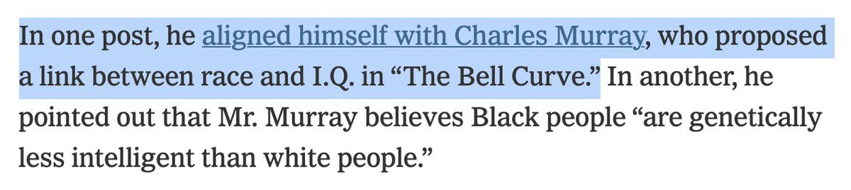 Take the first sentence of this paragraph. Now, technically the clause--"who proposed a link between race and IQ"--could simply modify "Murray" and have nothing to do w/ SSC.