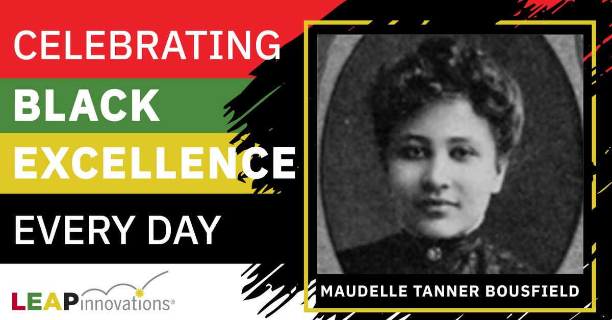 leapinchicago's tweet photo. Today's #BlackExcellence honor goes to Maudelle Tanner Brown Bousfield - a pioneer and true champion of the power of education. Among many firsts, she became Chicago's first Black principal in 1927, building a legacy of excellence for so many leaders to come. #BlackHistoryMonth https://t.co/H1ypMunee4