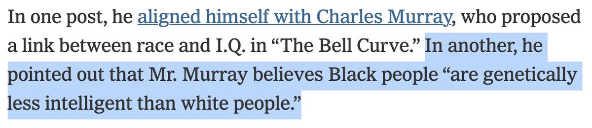 The author's juxtaposition of this sentence w/ the first strongly implies that SSC agrees with Murray's racist proposition. It's the same transitive illogic again.