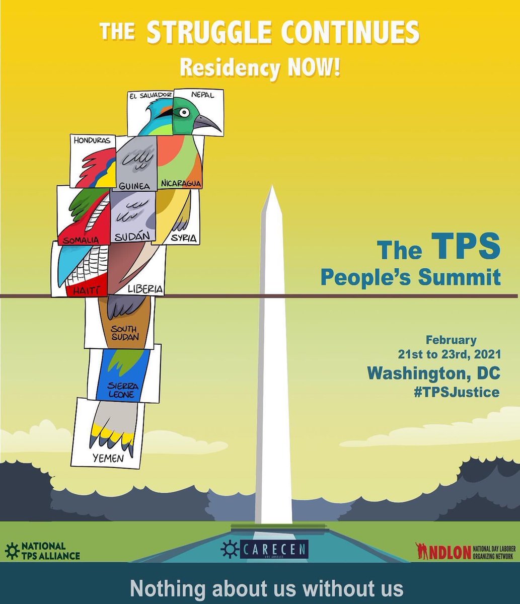 @TPS_Alliance will soon be arriving in Washington DC to ensure that Congress and the Biden administration delivers on its promises to our families. Join us in Washington, as we demand a permanent residency as soon as possible! #ResidencyNow