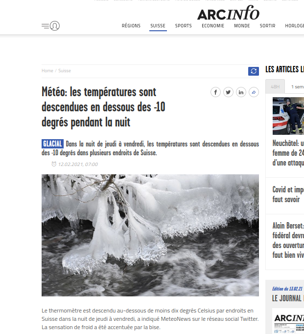 Et regardez !Du coup, le moment venu, TOUS les médias répètent que le froid est là !TOUS.Pas une voix discordante !8/n