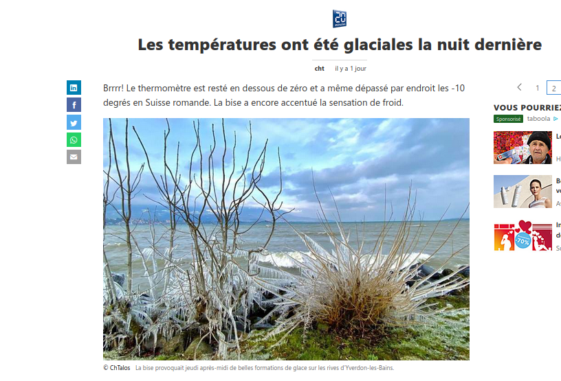 Et regardez !Du coup, le moment venu, TOUS les médias répètent que le froid est là !TOUS.Pas une voix discordante !8/n