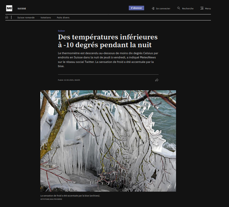 Et regardez !Du coup, le moment venu, TOUS les médias répètent que le froid est là !TOUS.Pas une voix discordante !8/n