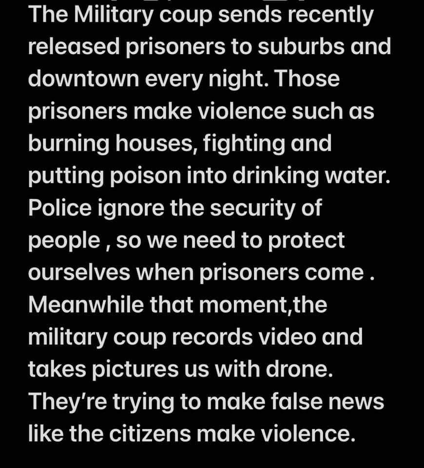 hayrahmone1999's tweet photo. #WhatsHappeningInMyanmar
#CrimeAgainstHumanity
#MilkTeaAlliance
#MyanmarPeopleCannotSleepWellAtNight https://t.co/Dkd7LMN6IA