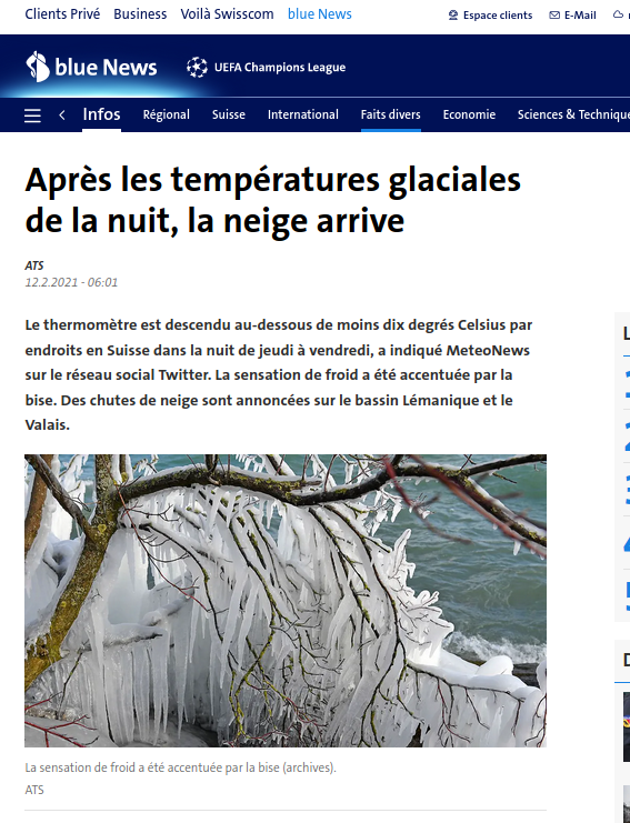 Et regardez !Du coup, le moment venu, TOUS les médias répètent que le froid est là !TOUS.Pas une voix discordante !8/n