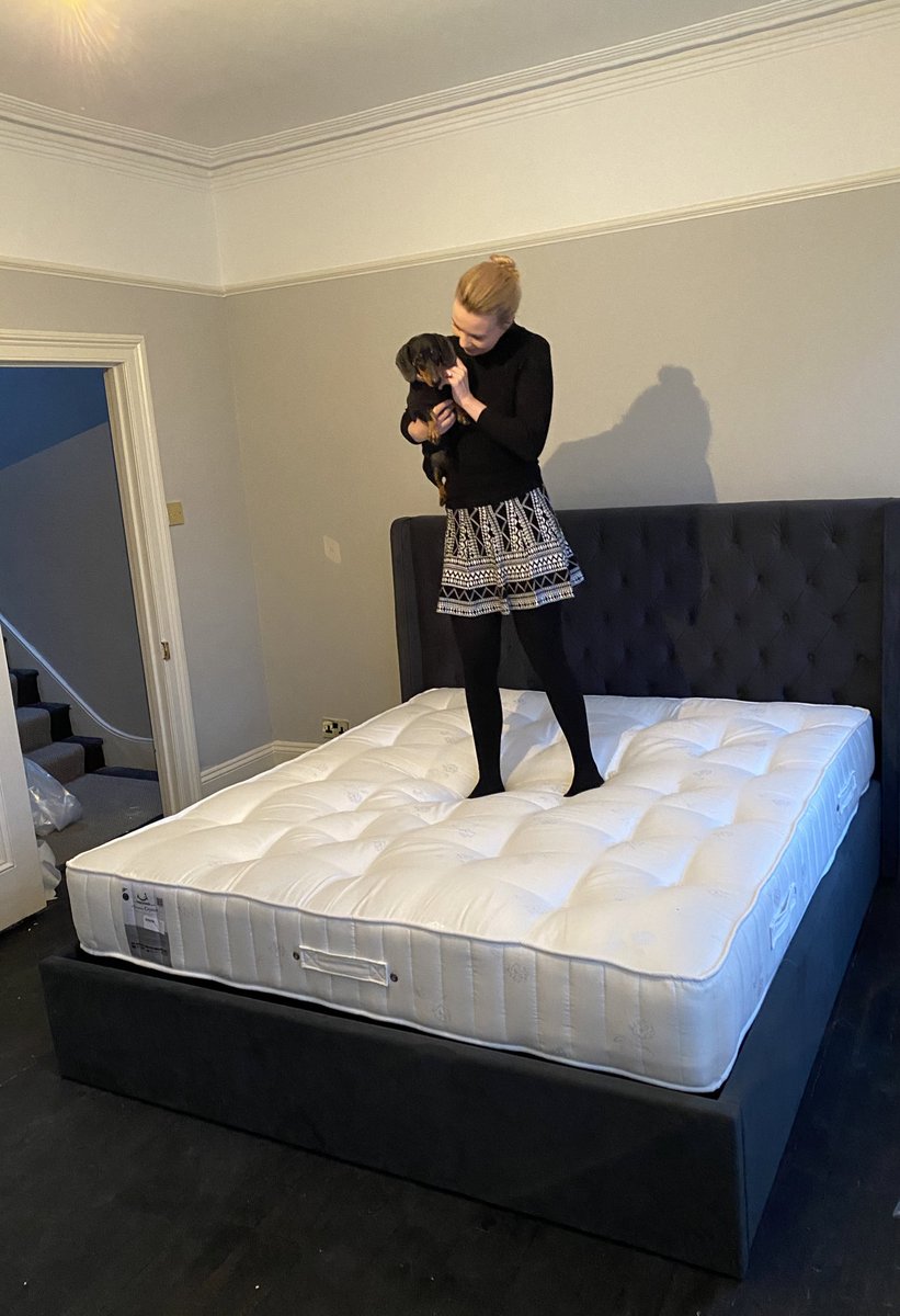 The mattress fits. Our work here is done. Mr Pickle approves.