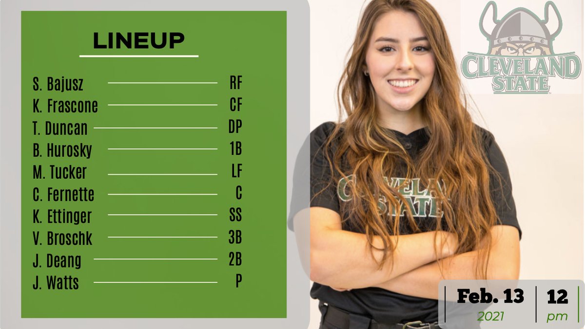 First Collegiate start for <a href="/jennawatts22/">Jenna Watts</a> 
• 
• 
#GoVikes ~ #EarnIt