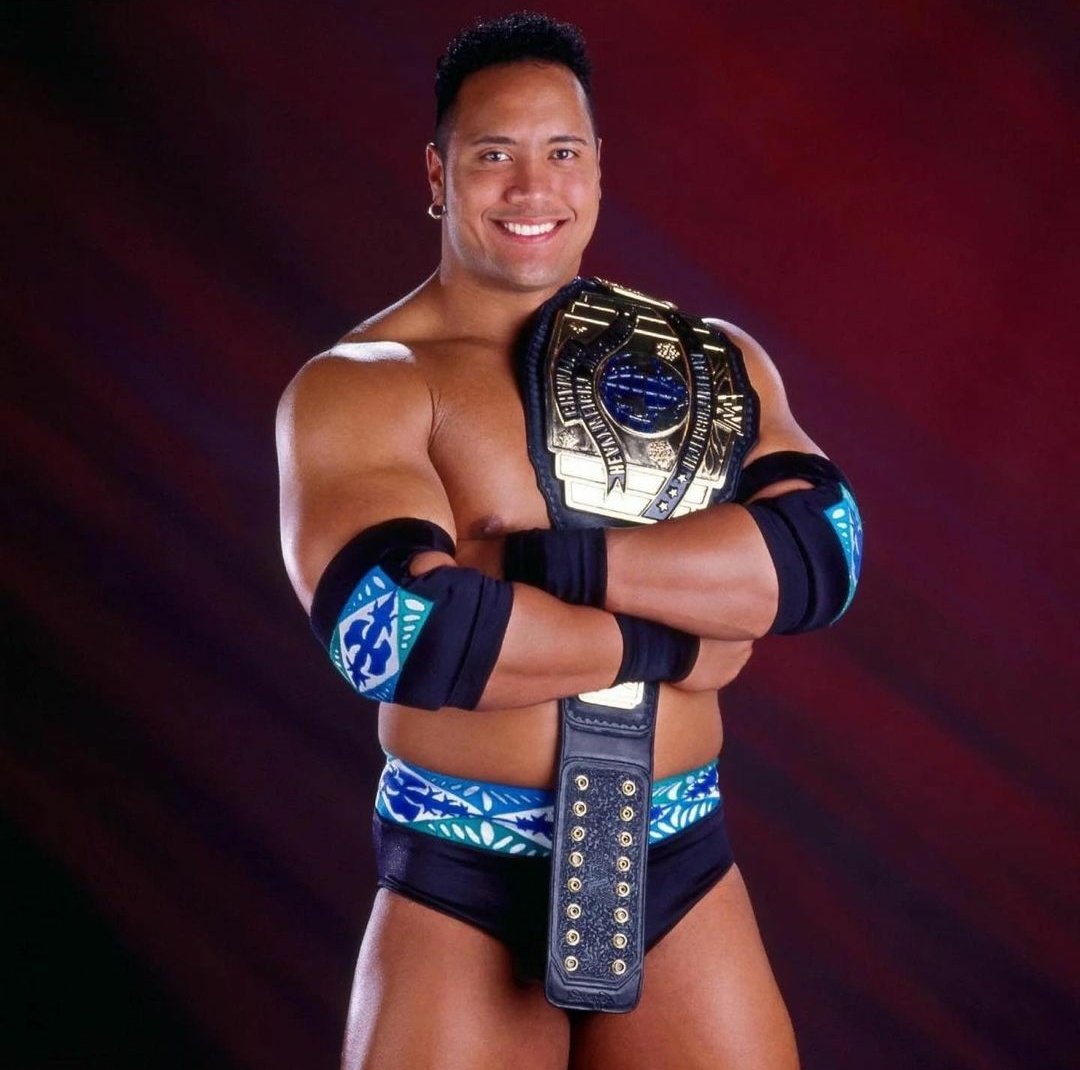 90s WWE on Twitter: &quot;24 years ago today, Rocky Maivia defeated Hunter Hearst Helmsley to win the Intercontinental Championship for the first time. @TheRock… https://t.co/zwV4e3FUjc&quot;