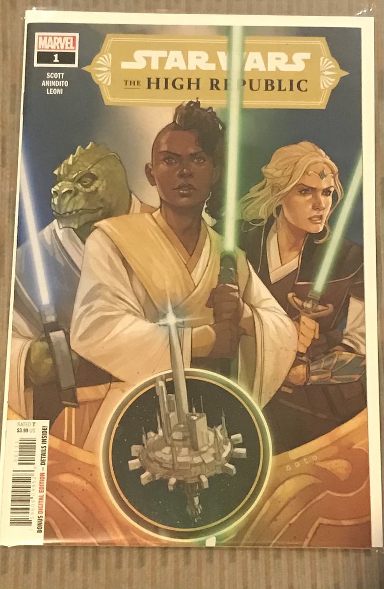 OrionsPrinting's tweet photo. Tonight’s reading to see what all the talk is about. @StarWarsUK @starwars #TheHighRepublic #Starwarshighrepublic #comics #SaturdayReading https://t.co/3OrNAvuFoX