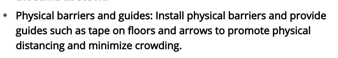 6/ ...so it’s great to see it actually acknowledged. But back to the 6 ft thing: it’s notable that the only talk of barriers that I saw was about using them to make sure ppl distance >6ft, not using them as substitute for being 6 ft apart (like stupid plexiglass shields on desks)