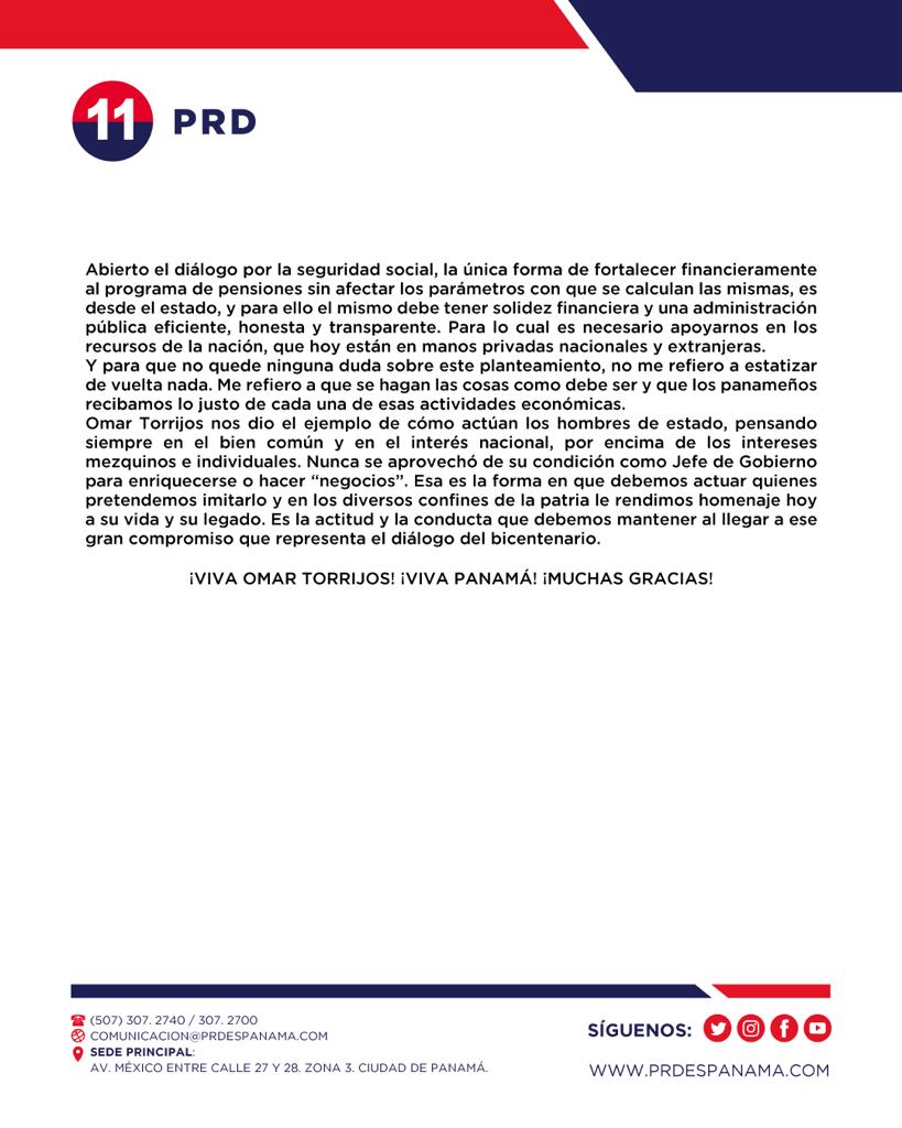 PRD Panamá tweet media