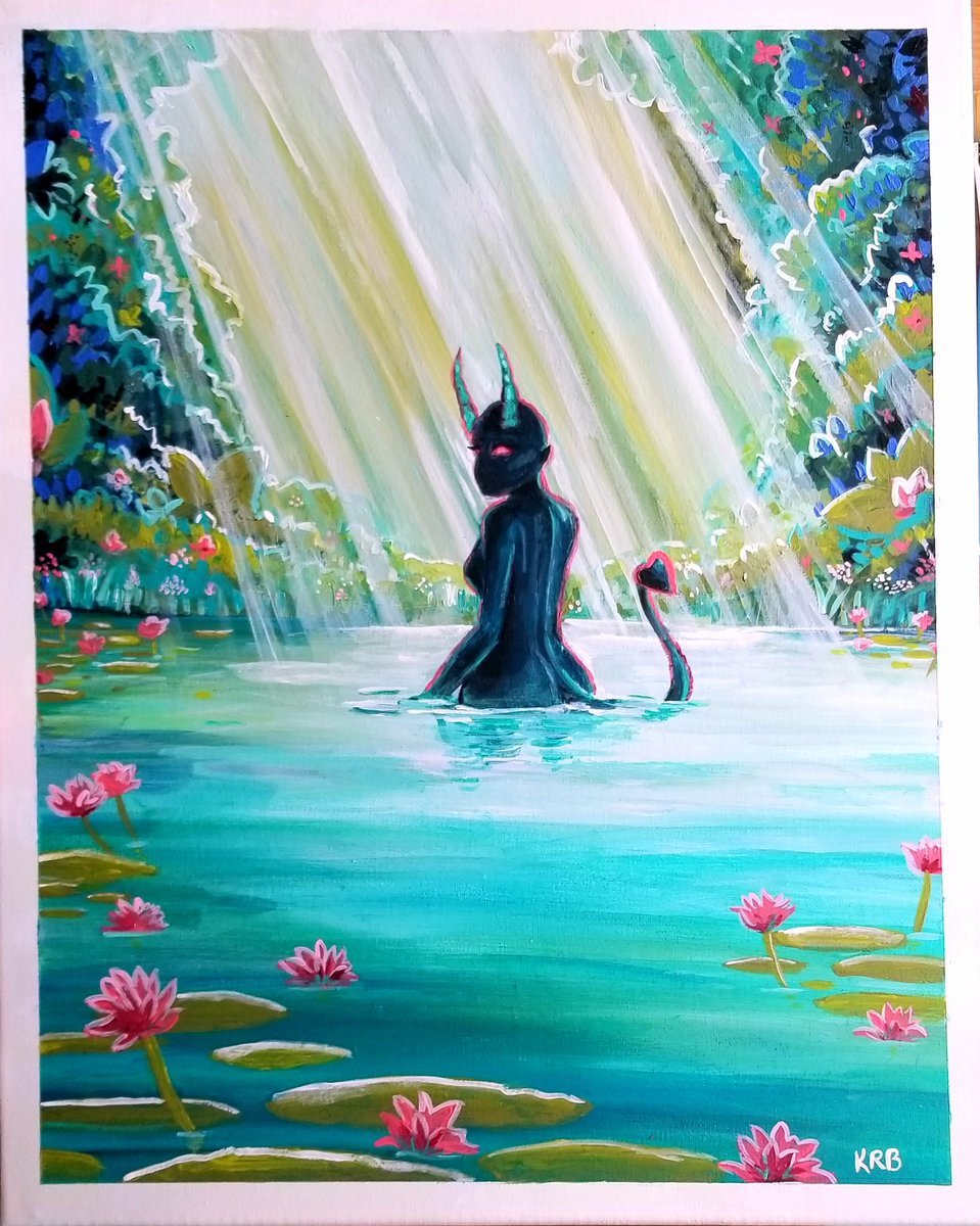k8rosebush's tweet photo. Prints under $15 shipped, preorders for my "Lilith" prints, and 3 original canvas pieces are ALL up for grabs NOW -->https://t.co/2fTXREpFuy https://t.co/W0OdTOVGvW