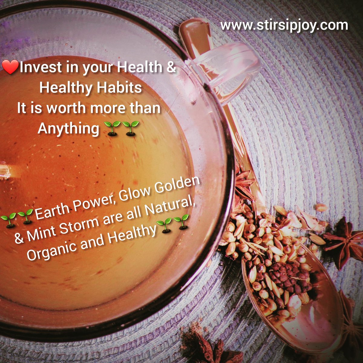 Afsichoc's tweet photo. Order your Healthy Teas @ https://t.co/Uo71wGhbUd

#stirsipjoy #herbaltea #tea #coffeesubstitute #teasubstitute #energydrink #healthyenergydrink #tealover #healthyhabits #femaleownedbusiness #smallbusinesssupport #smallbusinessowner #iranianamerican
https://t.co/qL8kIQKAdS https://t.co/QM4L475gIr