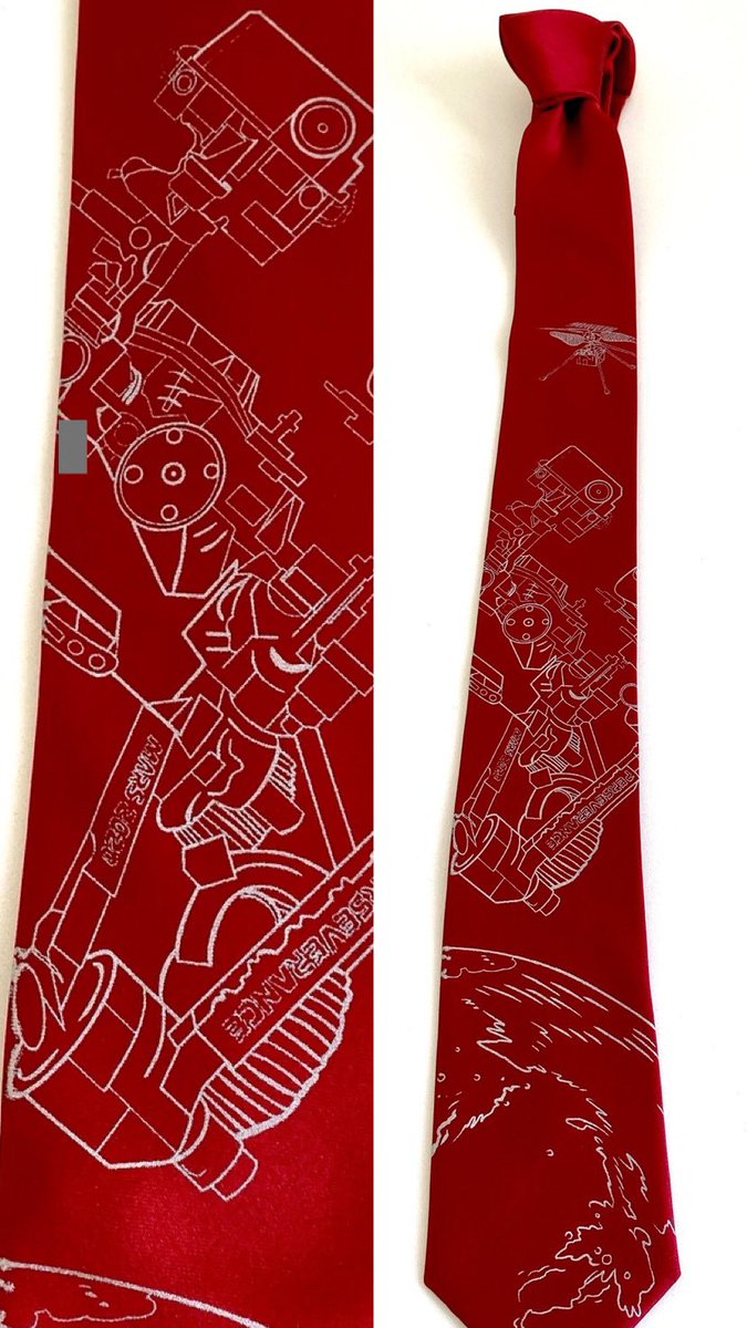 startorialist's tweet photo. Can anyone at #PlanetFest let us know if they see @PlanRad wearing our red #Mars2020 tie?
https://t.co/D71m8X6ImQ https://t.co/pZeOYJuN8G