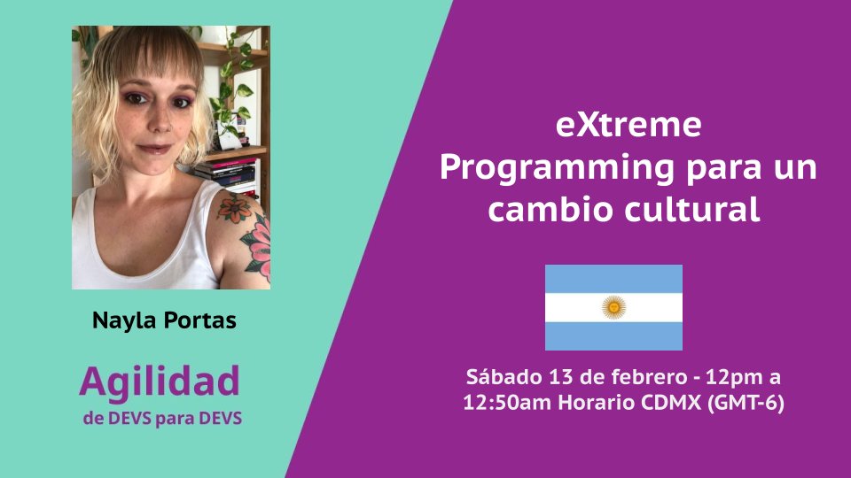 vanessa_amaya's tweet photo. Ya estamos en vivo, a punto de aprender cómo podemos hacer cambios culturales desde lo técnico con eXtreme Programming https://t.co/KYMM5f7AHf https://t.co/DXP4rNHkcb
