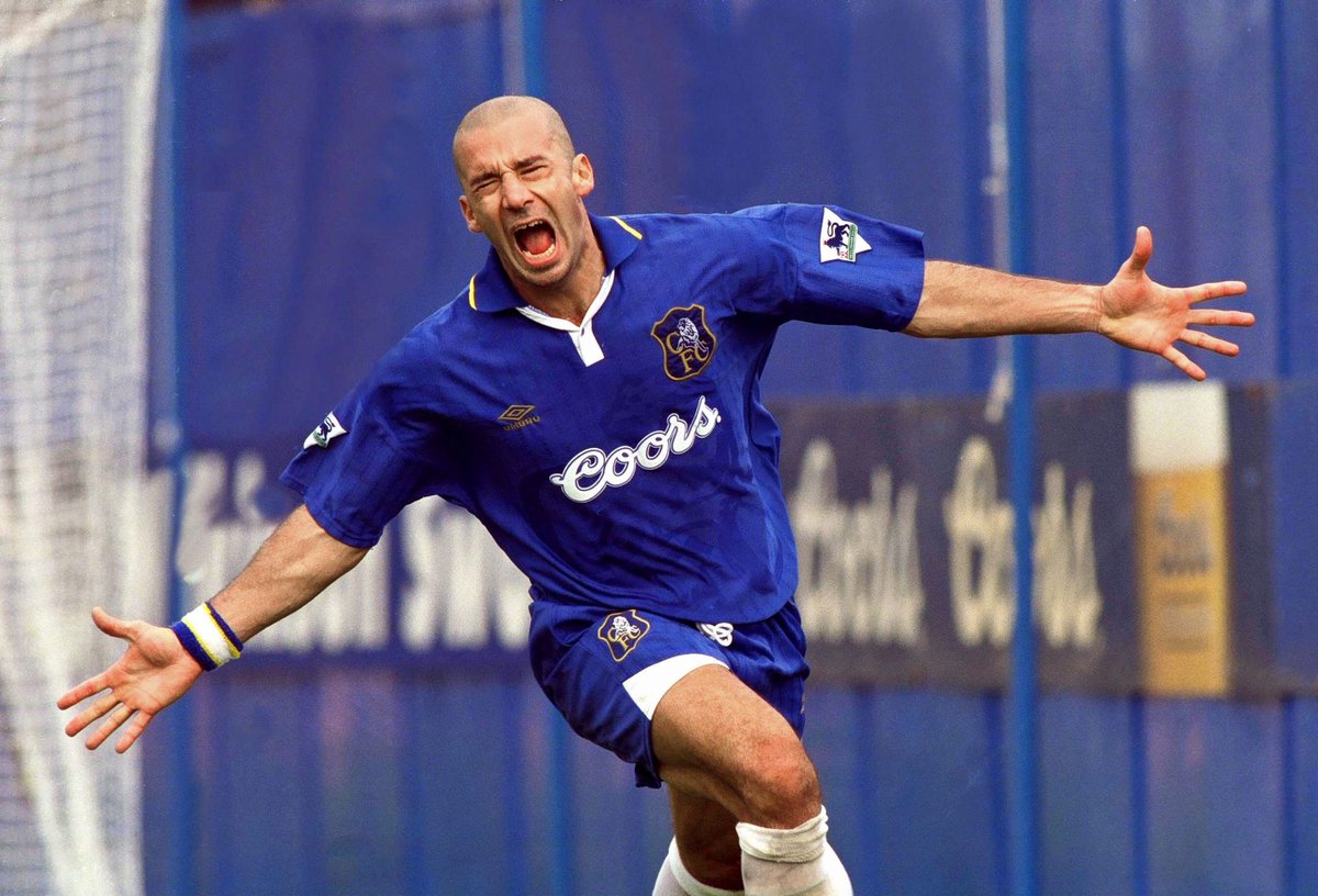 Today's thread is dedicated to the legendary Gianluca Vialli.If you enjoy today's thread, please Like and Retweet.As this is a daily thread celebrating the greatest players in the history of Chelsea Football Club, feel free to Follow a fellow Blue 