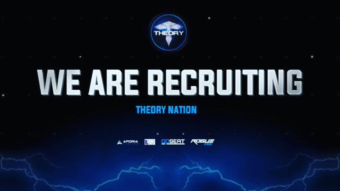 TheoryNationGG's tweet photo. Theory Nation's Valorant team is looking for a coach.

DM us your resume!

Currently have a manager, talent manager and gm so your sole focus will be coaching.

#StormRising | #TheoryVal | @HitBox_VAL | #Valorant https://t.co/xc2gKJyhB6