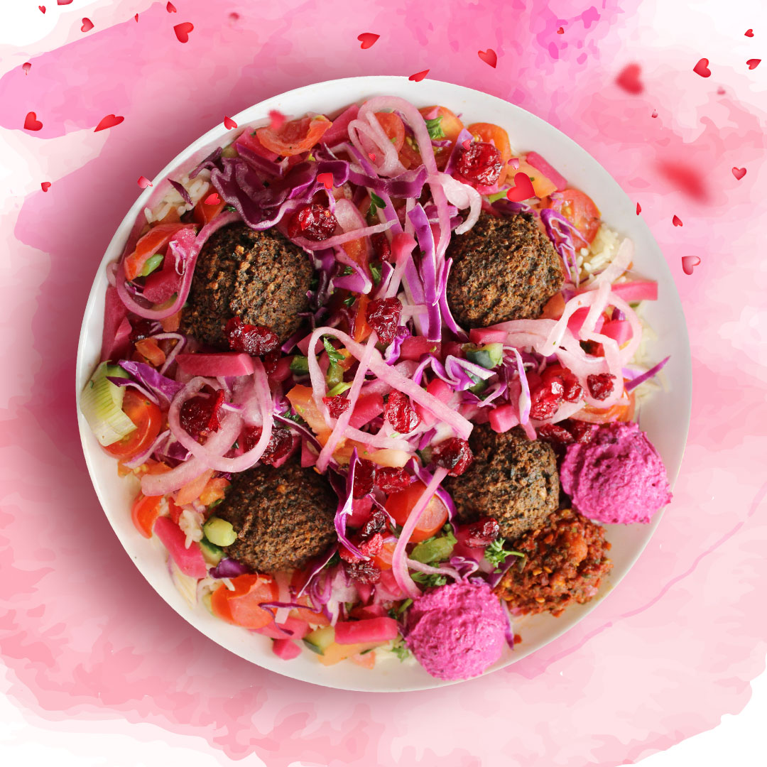 *GIVEAWAY* 

falafel in love all over again this valentine’s day! 

tag someone you want to share a meal with in the comments and both follow us to be entered to win a free family pack!  

also enjoy free delivery + $10 off family packs on 2/14 online with code ‘falafelinlove’.