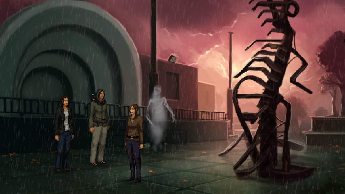 Unavowed ($8.99) - point 'n click urban fantasy murder mystery, combined with the best part of mass effect: taking squadmembers with you and chatting them up endlessly! the puzzles solve differently depending on who you bring along!  https://store.steampowered.com/app/336140/Unavowed/