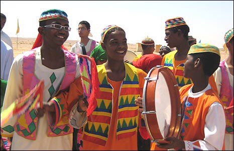Nubians are also known for they very vibrant and colorful outfits