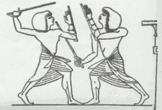 Saidi dance is most known with the dance of tahtib/raqs el Assaya. Tahtib is a dance that dates back to ancient Egypt times, and is danced along to a mizmar, arghul and tabla baladi.