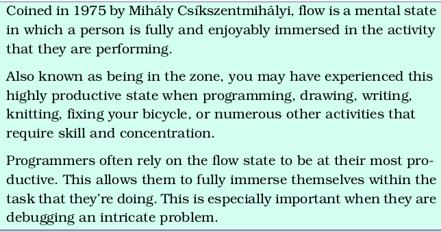 master_mintaka's tweet image. Flow state or being in the zone
#SoftwareEngineeringTips