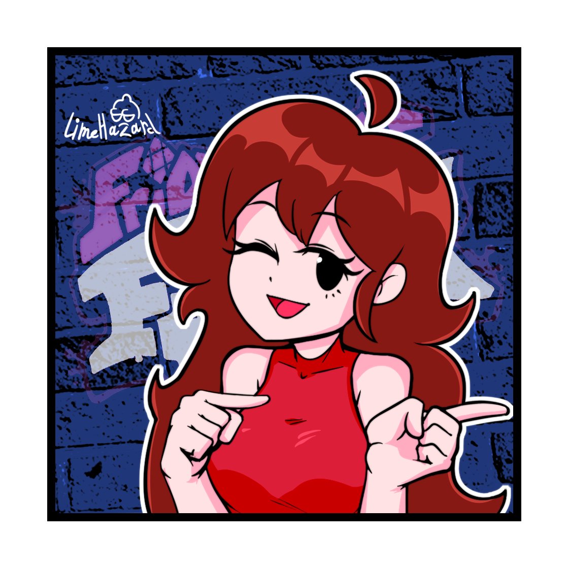 Girlfriend from Friday Night Funkin', currently hot new rythm game developped by these folks at @Newgrounds?: @ninja_muffin99 @PhantomArcade3K @kawaisprite @evilsk8r 