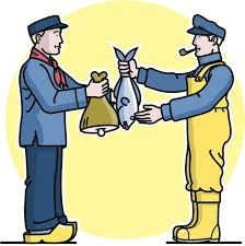 (2/35) If you lived before money was around, your only option to get something someone else made was to offer to trade with something you made. As people started making things of different values, this obviously got complicated.
