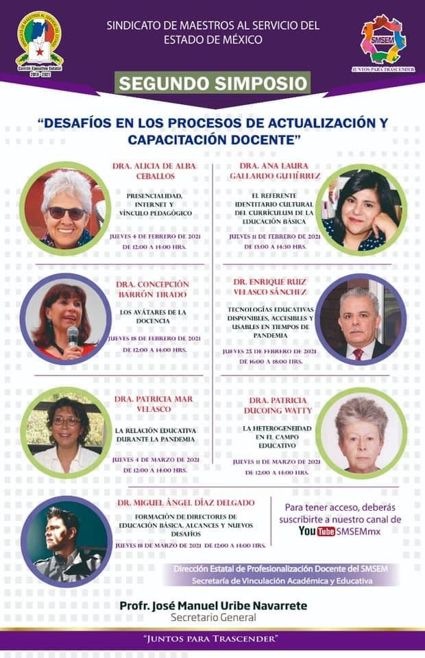 SMSEMmx's tweet photo. El Profr. José Manuel Uribe Navarrete, Secretario General, te invita a unirte a nuestro canal de YouTube SMSEMmx y poder tener acceso a nuestro Segundo Simposio “Desafíos en los procesos de actualización y capacitación docente”. 

#JuntosParaTrascender https://t.co/PJN3Eg4BeS
