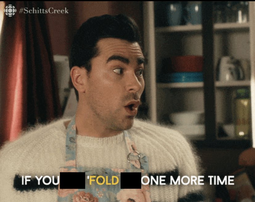 CWiebrecht's tweet photo. Senate Democrats and their voters after they fold YET AGAIN...
#SenateDemocrats #ImpeachmentTrial #SenateRecess #SchittsCreek #danlevy https://t.co/bPowUxfI7X