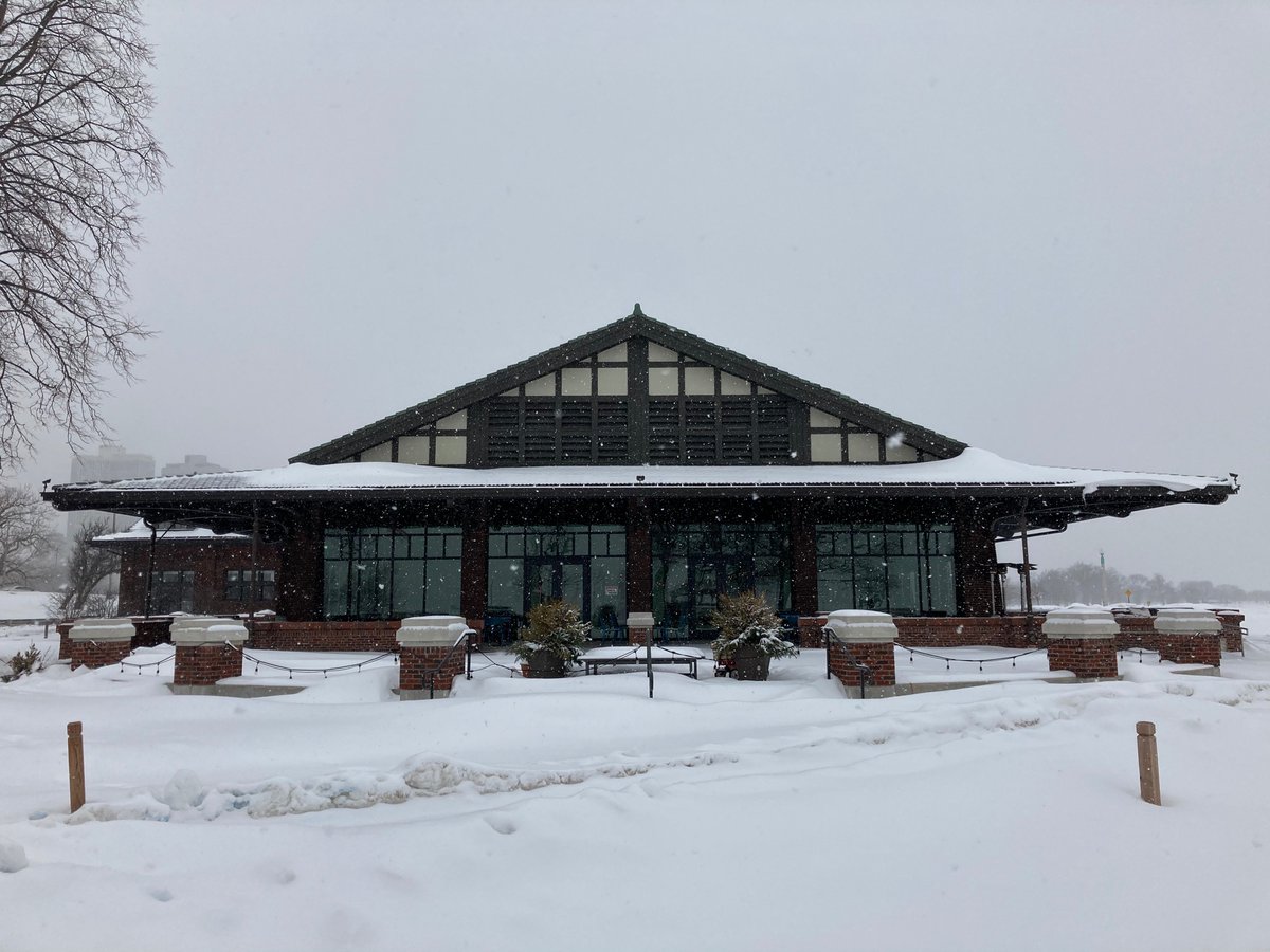This monument stood in front of the theater on the lake building back when it was a tuberculosis sanitarium. They reinstalled it in 2015 when the building was rehabbed to add a fancy restaurant. This is at Fullerton.