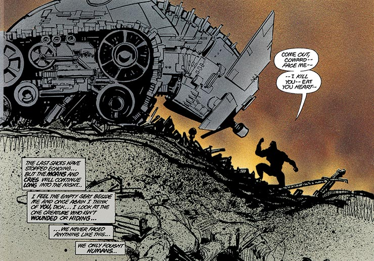 DoomDrDoom616's tweet photo. @ClubDCComicsESP Ven, esto sí queda perfecto.

Porque a Batman, SÍ LE CAE BIEN todos los filtros oscuros posibles. Y con ese bat-tank de TDKR mejor aún. https://t.co/HkfGGFK8xo