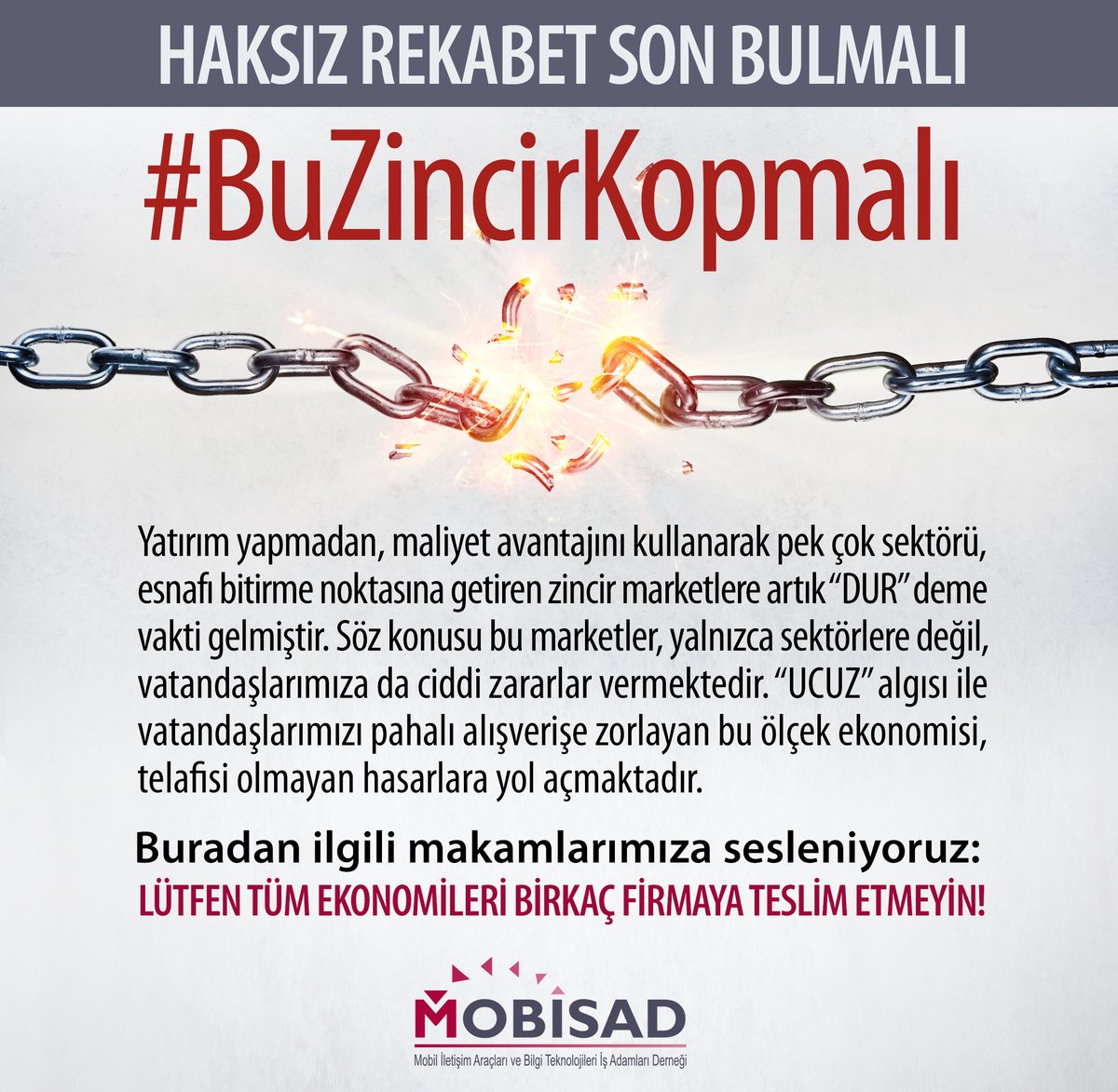 mustafa_turnaci's tweet photo. Domatesin, soğanın yanından teknoloji ürünleri alan bir toplum olursak, dijitalleşme yolunda ilerleyen ülke olmaktan nasıl bahsedebiliriz ki? Dijitalleşmeyi toplumla buluşturan sektör mobil iletişim sektörüdür ve herkes bildiği işi yapmalıdır. #BuZincirKopmalı

@ticaret @pekcan https://t.co/IqQPmMLd7G