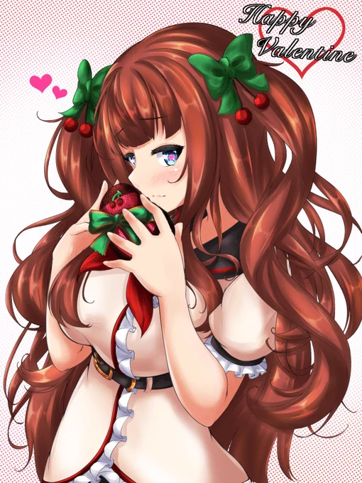 バレンタイン?
 #ちぇり絵 