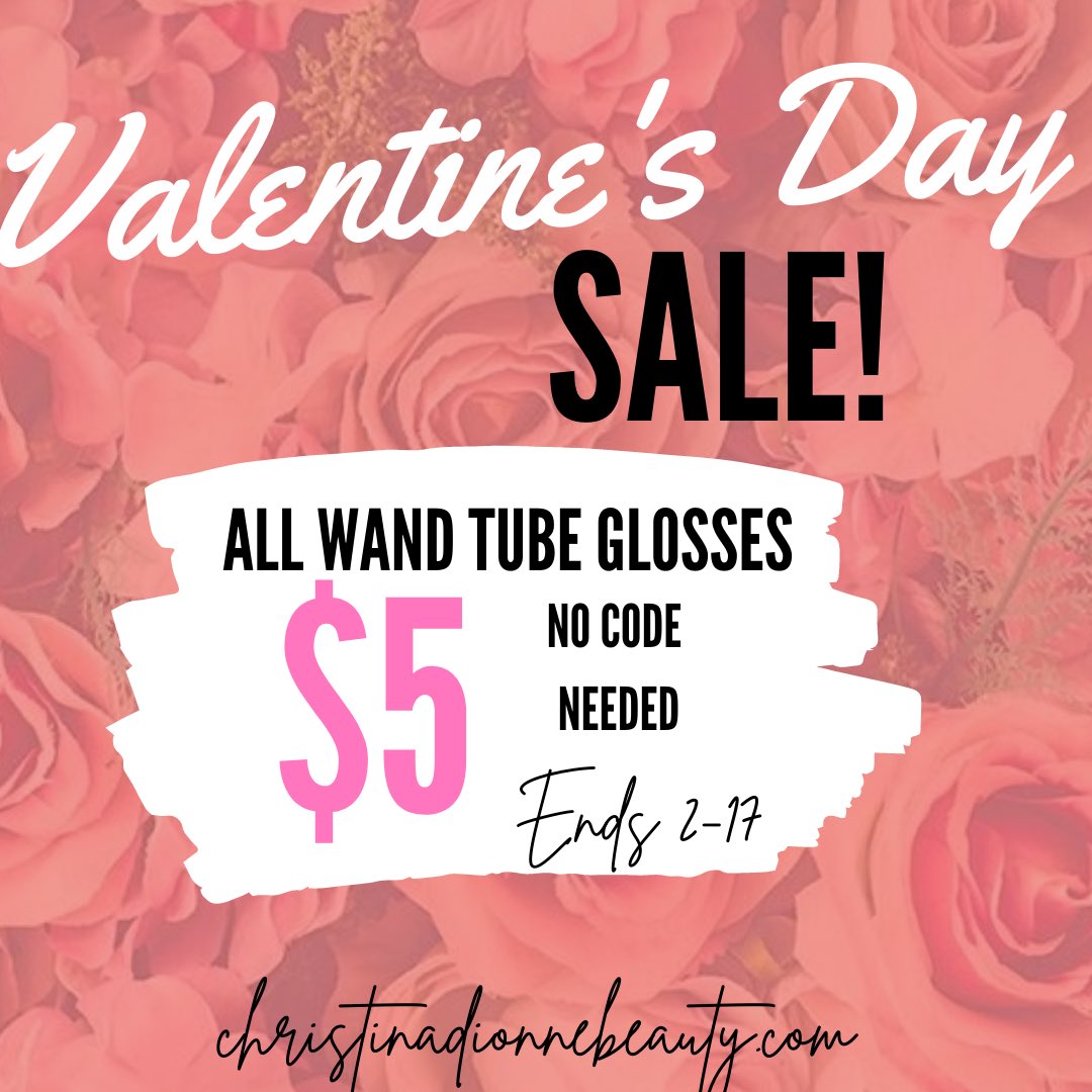 CDBeauty_'s tweet photo. It’s valentine’s day weekend and what better way to share the love then a sale??🤩 

All wand tube glosses is now on sale until 2/17 for $5! No code needed. Head over to https://t.co/tnB66SgNYL to get yours🌹❤️ https://t.co/UcdcIVEgrR